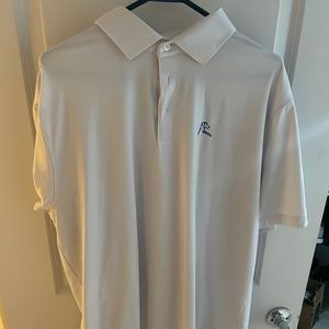 White rhoback polo XL performance